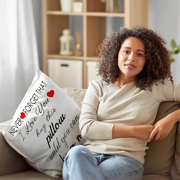 18”x18” I Love  You Decorative Throw Pillow Covers - Picture 5 of 6